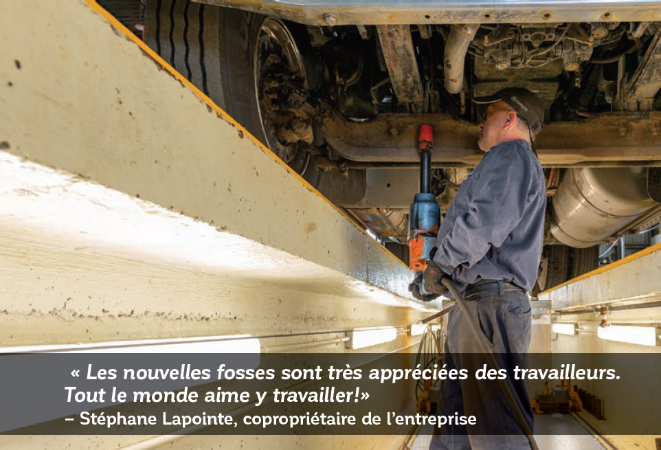 FOSSE DE RÉPARATION bien planifier le projet, un gage de réussite!